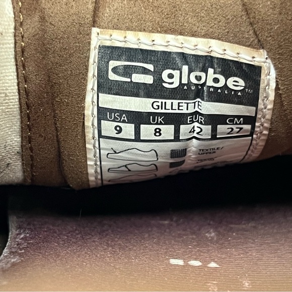 Globe Gillette Corduroy Skate Sneakers-Brown/Ivory-Men’s 9-Casual-Streetwear - Picture 11 of 11